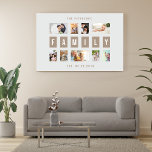 Impressão Em Tela Muro de Colagem Moderna da Família de Fotos 9 Pers<br><div class="desc">Tire suas memórias favoritas com esta tela personalizável da família de fotos 9. Perfeito para preservar momentos especiais como casamentos, aniversários, feriados e muito mais. Nossas canvas premium usam papel de arquivamento e tintas baseadas em pigmentos para impressão de fotos vívidas e de alta resolução que não desaparecerão. A tecelagem...</div>