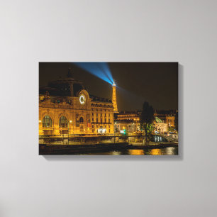 Impressão Em Tela Musée d'Orsay em Paris à noite