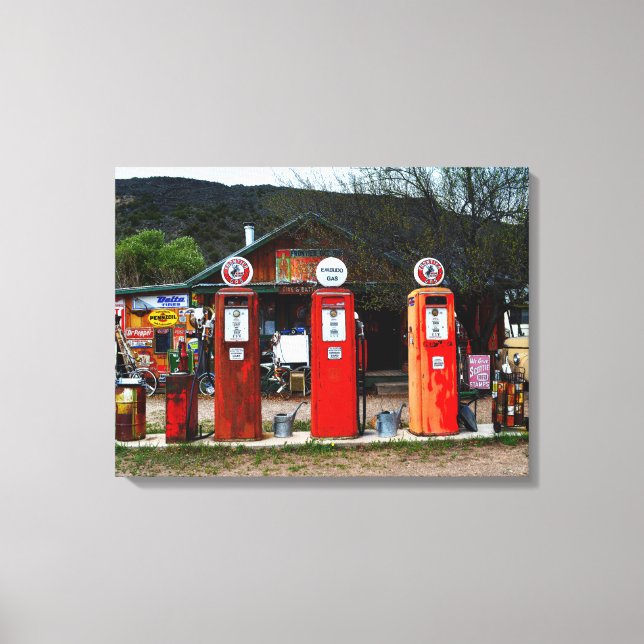 Impressão Em Tela Museu Clássico de Gás, Novo México (Frente)
