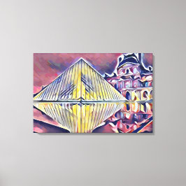 Impressão Em Tela Museu do Louvre