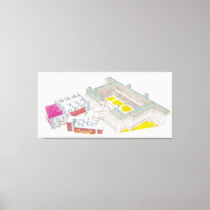 Impressão Em Tela Museu Nacional Centro de Arte Reina Sofia.