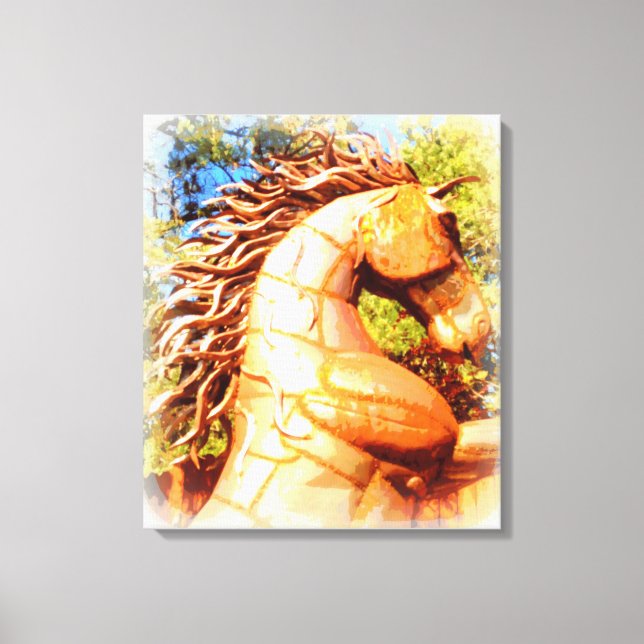 Impressão Em Tela mustang stallion (Frente)