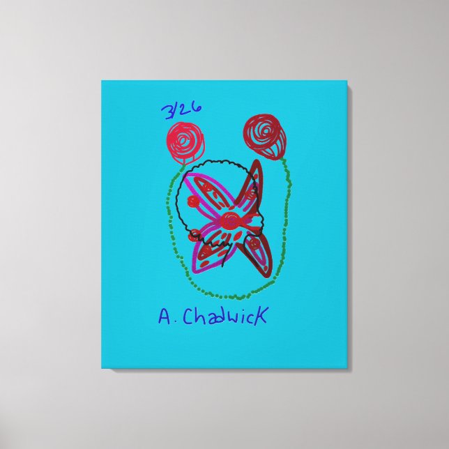 Impressão Em Tela My Name Is Blossom  (Frente)