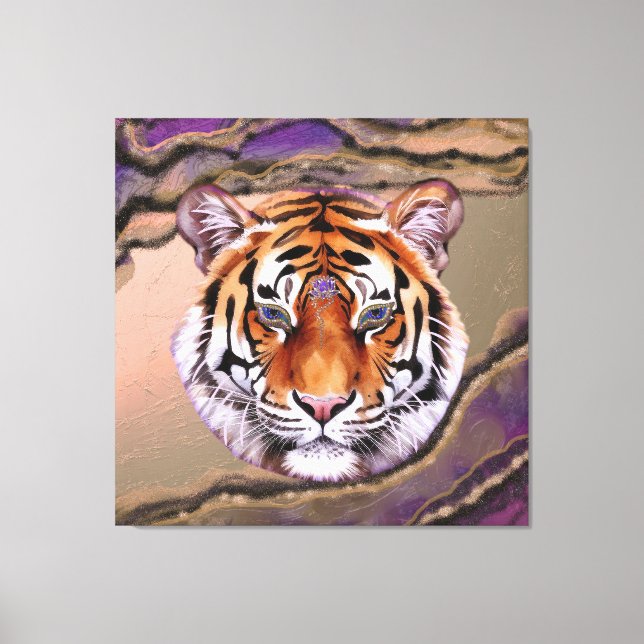 Impressão Em Tela Mystic Tiger 2 (Frente)