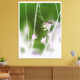 Impressão Em Tela Mystical Forest Bloom – Boho Flowers & Trees