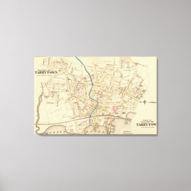 Impressão Em Tela N Tarrytown, Tarrytown, Nova Iorque (Frente)