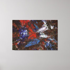 Impressão Em Tela Na Abstrato de Escuridão