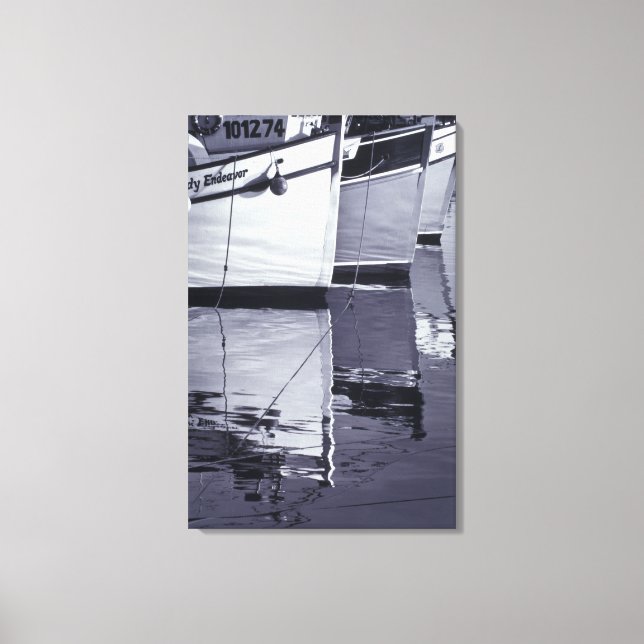 Impressão Em Tela NA, Canadá, Nova Escócia, Digby. Embarcações de pe (Frente)