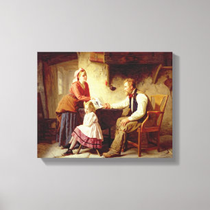Impressão Em Tela Na desonra, 1875 (óleo em canvas)