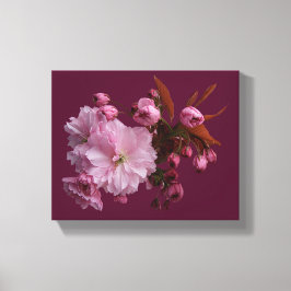 Impressão Em Tela Na moda cor-de-rosa cereja florida fina arte flora