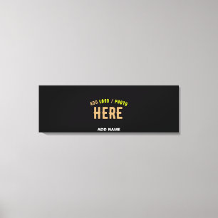 IMPRESSÃO EM TELA NA MODA MODERNO PERSONALIZÁVEL NEGRO VERIFICADO CO