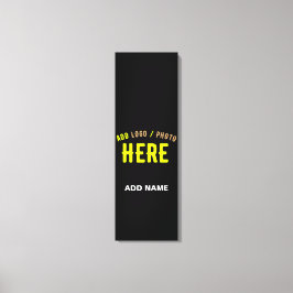 IMPRESSÃO EM TELA NA MODA MODERNO PERSONALIZÁVEL NEGRO VERIFICADO CO