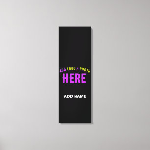 IMPRESSÃO EM TELA NA MODA MODERNO PERSONALIZÁVEL NEGRO VERIFICADO CO
