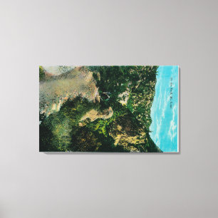 Impressão Em Tela Na trilha, Horseback no Monte Lowe