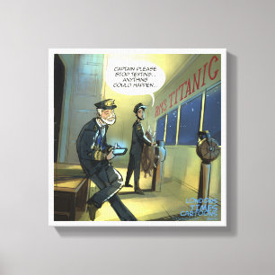 Impressão Em Tela Não Escreva Tela Engraçada E Titânica