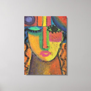 Impressão Em Tela Não perguntar pintura acrílica de Abstrato no OSB