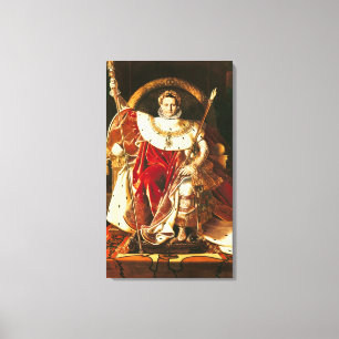 Impressão Em Tela Napoleão I no Império Trono, 1806