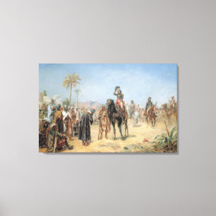 Impressão Em Tela Napoleon que chega em uns oásis do egípcio (o ó