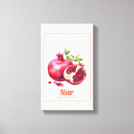 Impressão Em Tela Nar Turco Romã Abundância Arte Popular Tela