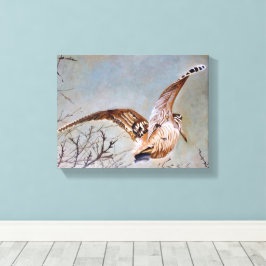 Impressão Em Tela Narceja em voo