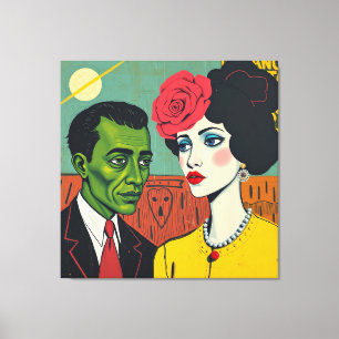 Impressão Em Tela Narrativas não faladas