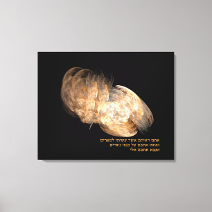 Impressão Em Tela Nas Asas da Águia