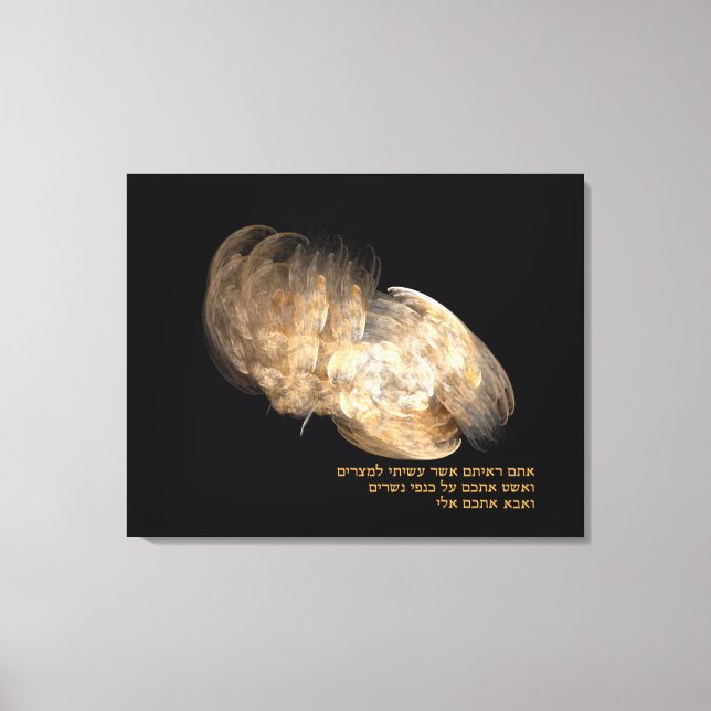 Impressão Em Tela Nas Asas da Águia (Frente)