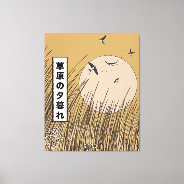 Impressão Em Tela Nas Pradarias (Frente)