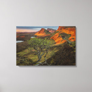 Impressão Em Tela Nascer do sol em montanhas de Quiraing em Skye,
