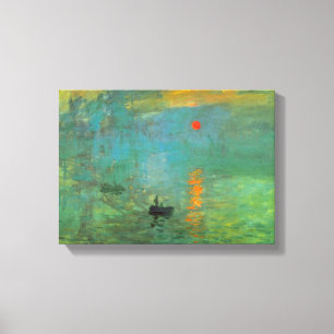 Impressão Em Tela Nascer do sol por Claude Monet