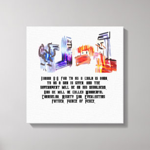 Impressão Em Tela nascer jesus