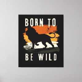 Impressão Em Tela Nascer selvagem