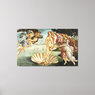 Impressão Em Tela Nascimento da Pintura de Vênus