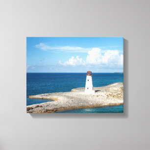 Impressão Em Tela Nassau Farol Bahamas