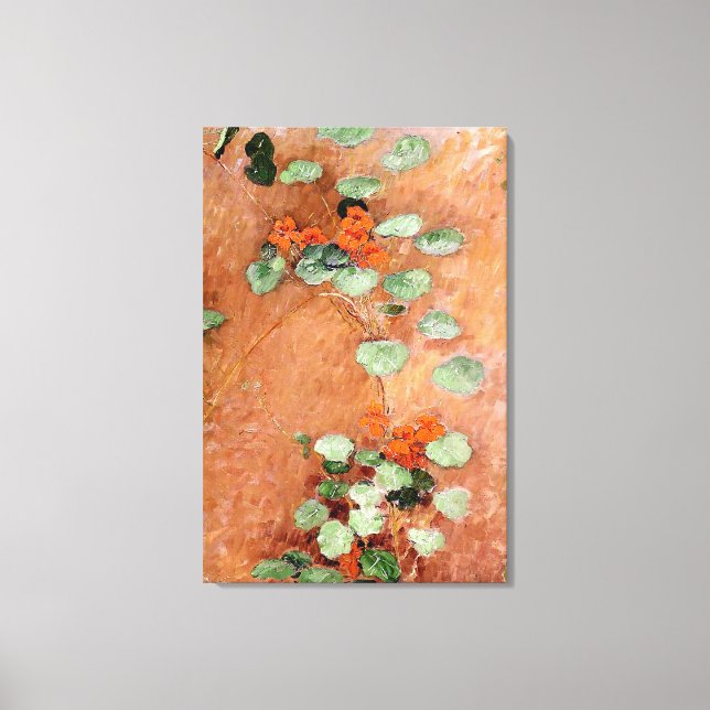 Impressão Em Tela Nasturces de Caillebotte (Frente)