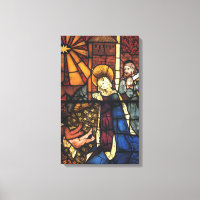 Natais vintages Cena de Natividade em Vidro Estrei