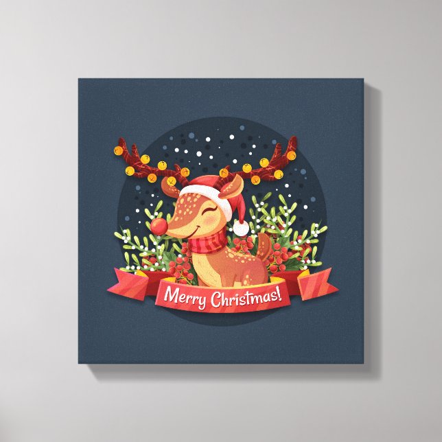Impressão Em Tela Natal (Frente)