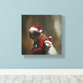 Impressão Em Tela Natal Astronauta