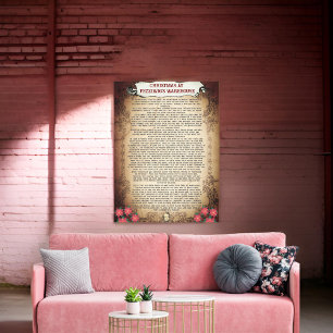 Impressão Em Tela Natal na Carol de Natal do Armazém de Fezzwig