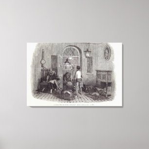 Impressão Em Tela Natal: "Os cumprimentos da estação "