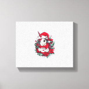 Impressão Em Tela Natal Unicorn Decor Girls Boys Natal