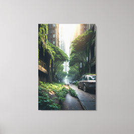 Impressão Em Tela Nature’s Quiet Reclamation Post-Apocalyptic 