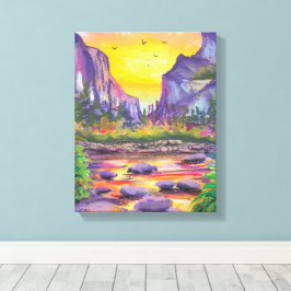 Impressão Em Tela Natureza Bonita Foto Personalizada