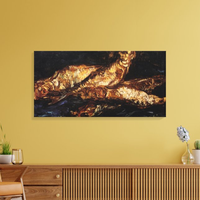 Impressão Em Tela Natureza Morta com Bloaters de Vincent van Gogh (Insitu(Sala de estar))