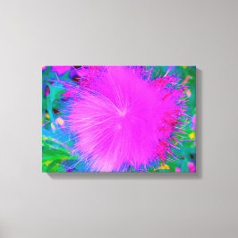 Impressão Em Tela Natureza Psicodélica Milkweed Roxo Ultra-Violeta