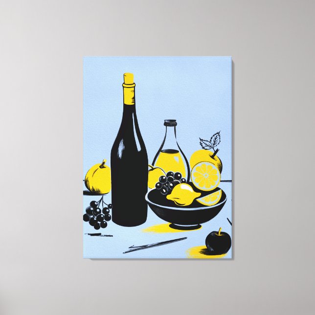 Impressão Em Tela Naturmort nº 1 (Frente)