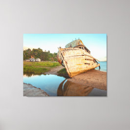 Impressão Em Tela Naufrágio em Shore