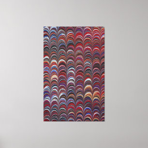 Impressão Em Tela Nautilos boêmicos coloridos