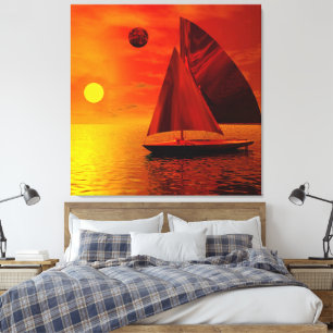 Impressão Em Tela Navegação no Sunset