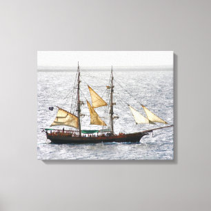 Impressão Em Tela Navio de pirata